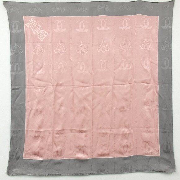 Authentic Cartier PANTHERE scarf silk [Used] - Picture 1 of 5